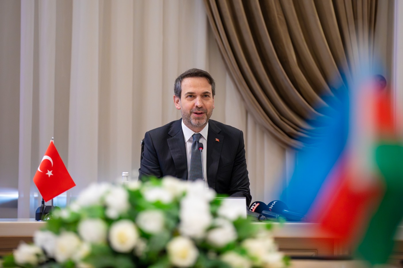 Pərviz Şahbazov türkiyəli həmkarı ilə görüşdü - FOTO